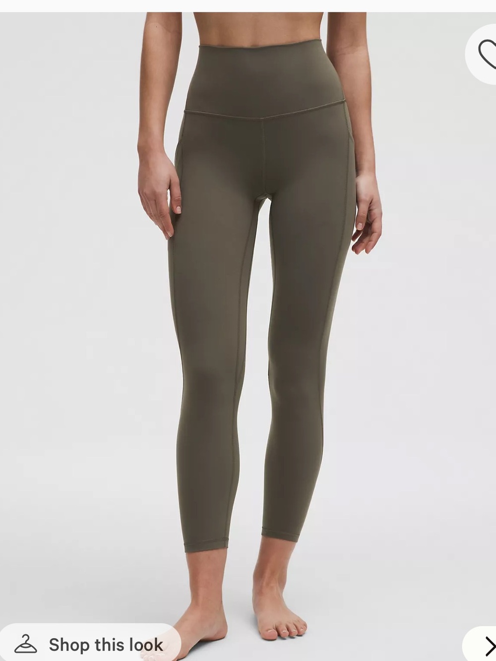 lululemon athletica High-Rise Olive Green Leggings